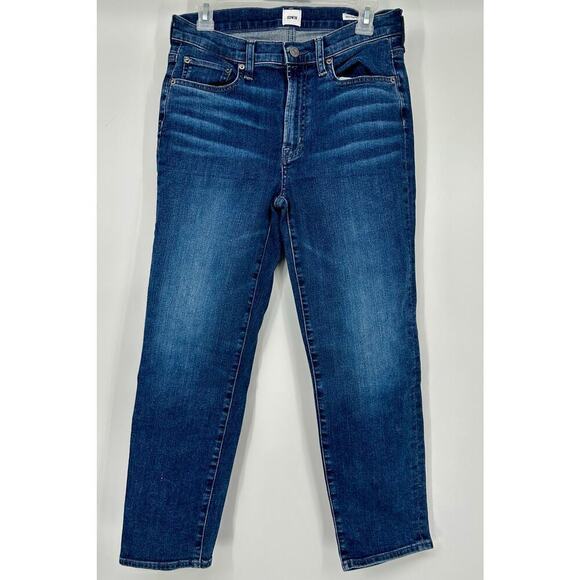Edwin The Bree Crop slim straight Jeans in Crossroad Blue Size 27 - Picture 3 of 11